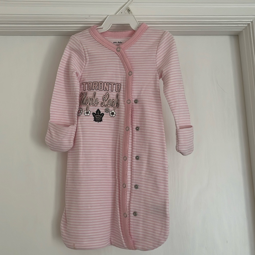 Baby girl sleep sack, NHL Toronto Maple Leafs